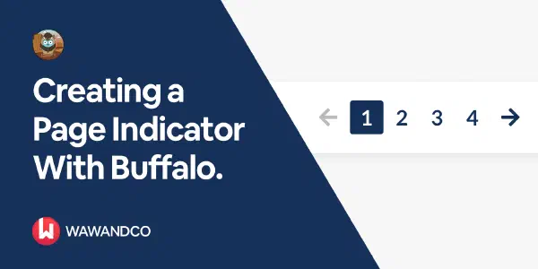 Page indicator with Buffalo